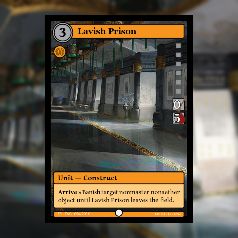 Card of the Day: Lavish Prison