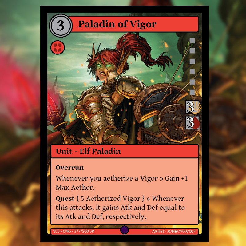 Card of the Day: Paladin of Vigor